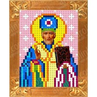 Схема для вышивания бисером "Св. Николай Чудотворец"